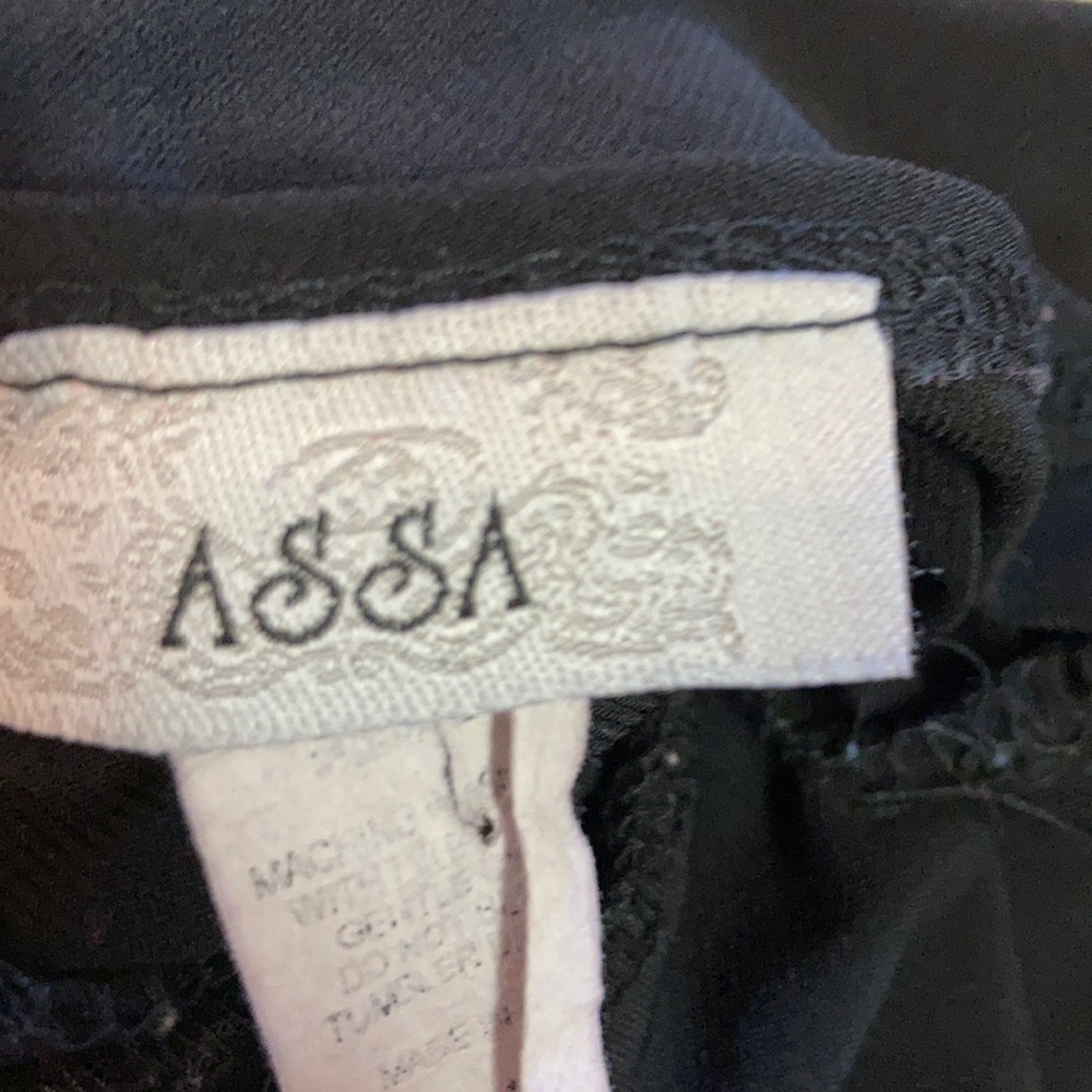 Assa Black V Neck Formal Midi dress - Picture 5 of 8